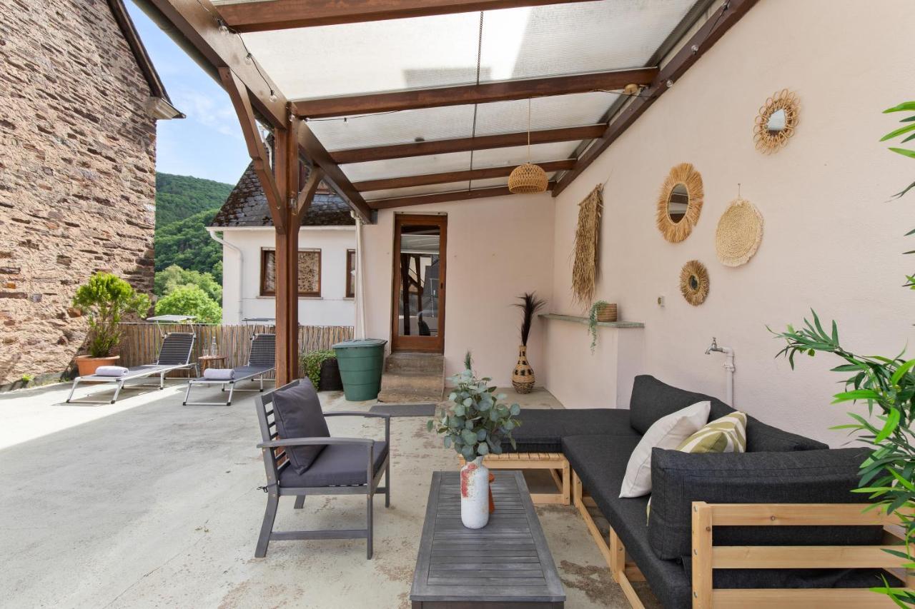 Haus Blaue Traube Mit Moselblick Und Privat Terrasse Apartment Ediger-Eller