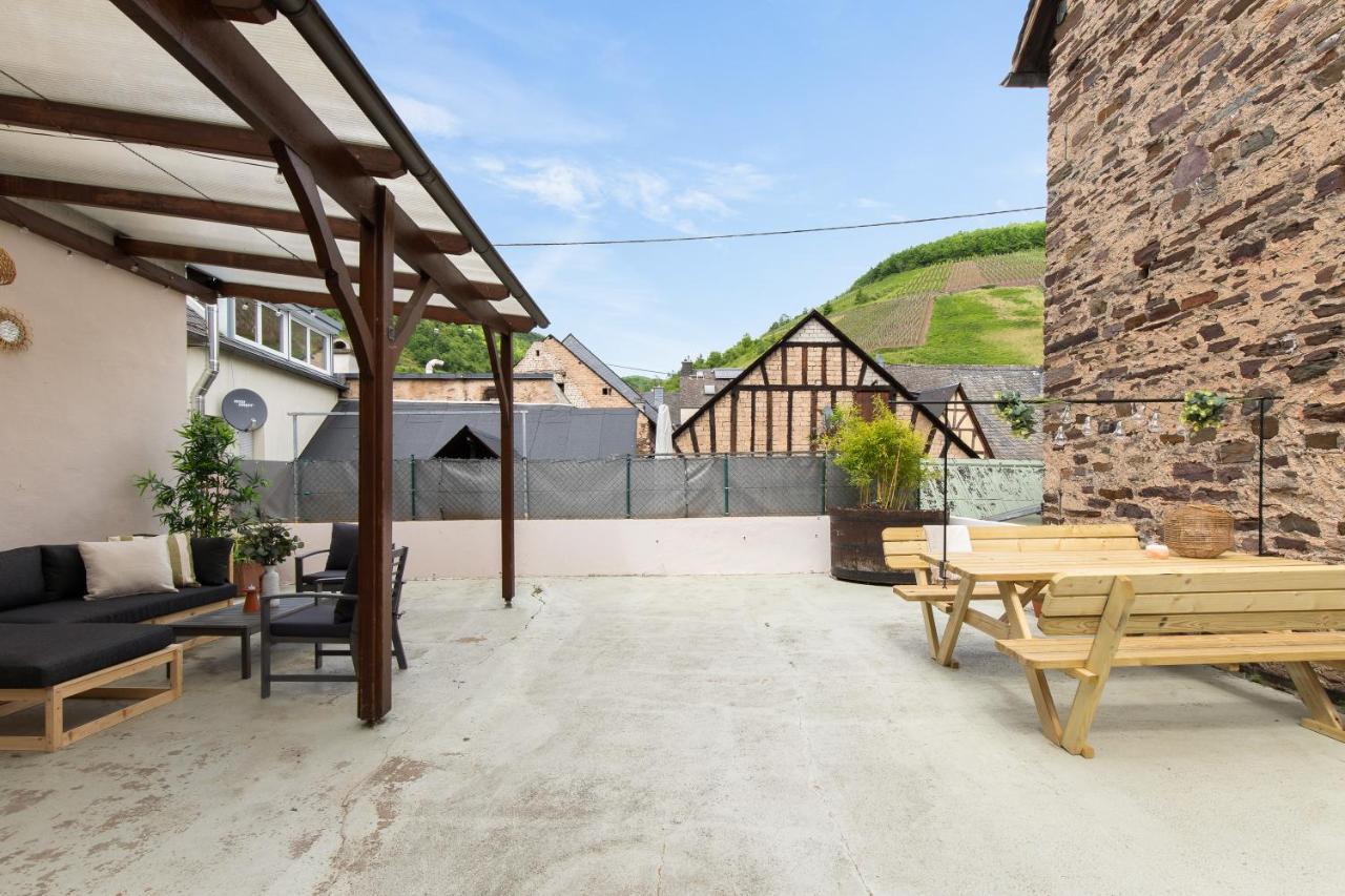 Apartment Haus Blaue Traube Mit Moselblick Und Privat Terrasse Ediger-Eller