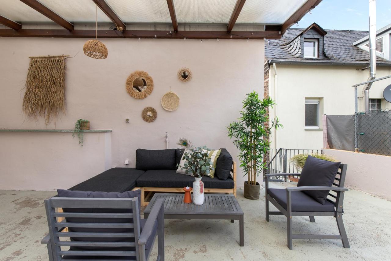 Haus Blaue Traube Mit Moselblick Und Privat Terrasse * Ediger-Eller